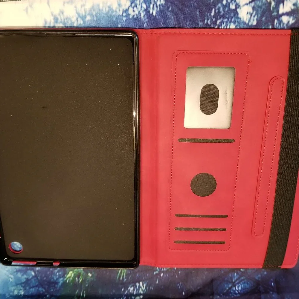 Tablet Case Multiple Angle Stand Flip Case with Card Slot & Pencil holder
